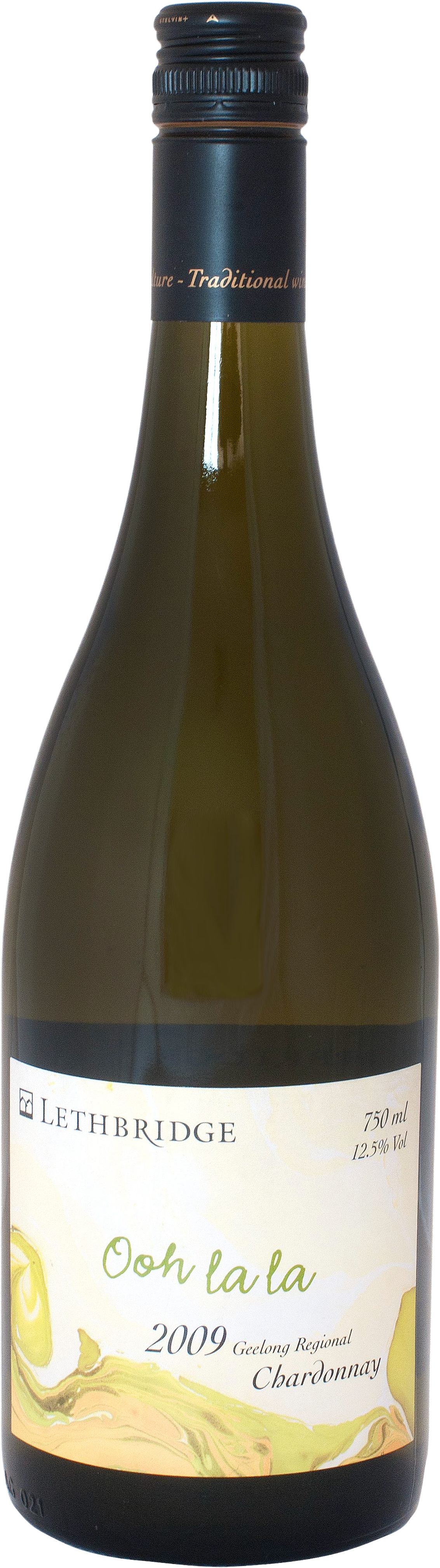 Lethbridge Wines Ooh la la Geelong Chardonnay  2009 bottle